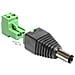65422 DC 2.1 x 5.5 mm 2p Nero, Verde cavo di interfaccia e adattatore - Foto miniatura 2