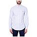 Camicia Uomo Slim Fit In Oxford Rigato - Foto miniatura 1