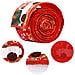 Nastro Decorativo Natale Rosso Con Motivo Natalizio 5 Cm / 6 M - Foto miniatura 5