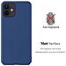 Custodia Compatibile Con Apple Iphone 12 / Iphone 12 Pro (6,1 Zoll) In Azzurro Metallo - Hard Case Coperchio Protettivo In Look Metallico Contro I Graffi E Gli Urti - Foto miniatura 3