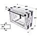 Mobili Bagno Lavabo Sottolavabo Lbbw (40x28 Cm A= 40 Cm, Bianco) - Foto miniatura 3