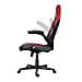 Sedia Gaming GXT 703 Riye in Tessuto / Pelle / Poliuretano Peso Max 140 Kg Colore Nero / Rosso - Foto miniatura 4