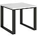 Tavolo Apribile 90x90/180 Cm Tecno Libra Telaio Antracite - Bianco Frassino - Foto miniatura 4