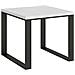 Tavolo Apribile 90x90/180 Cm Tecno Libra Telaio Antracite - Bianco Frassino - Foto miniatura 1
