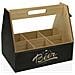 Supporto Per Bottiglie 6 Bottiglie 18 X 5 X 18 Cm Metallo Legno Mdf - Foto miniatura 1