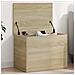 Contenitore Rovere Sonoma 70x40x38 Cm Legno Multistrato - Foto miniatura 1