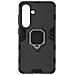Cover Per Samsung Galaxy S24 Anello Supporto Bi-materia Anti-urto - Foto miniatura 1
