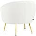 Paloma Sedia Accento In Orsacchiotto Bianco - Foto miniatura 5