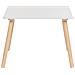 Set Tavolo 2 Sedie Per Bambini Marrone Chiaro E Bianco Wringley - Foto miniatura 4