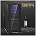 Cantinetta Frigorifero per 18 Bottiglie di Vino con Display Digitale, Luce LED e Controllo Temperatura, Nero - Foto miniatura 5