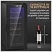 Cantinetta Frigorifero per 18 Bottiglie di Vino con Display Digitale, Luce LED e Controllo Temperatura, Nero - Foto miniatura 6
