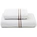Asciugamano Con Ospite White Classic In Cotone Colore Bianco Misura Standard - Foto miniatura 2