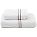 Asciugamano Con Ospite White Classic In Cotone Colore Bianco Misura Standard - Foto miniatura 1