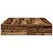 Struttura Letto con Contenitore Legno Invecchiato 150x200 cm - Foto miniatura 6
