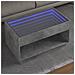 Tavolino da Salotto con LED Infinity Grigio Cemento 90x50x50 cm - Foto miniatura 2