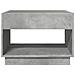 Tavolino da Salotto con LED Infinity Grigio Cemento 90x50x50 cm - Foto miniatura 6