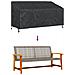 Copertura per panchina da giardino 185 x 85 x 65 / 94 cm - Foto miniatura 8