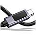 Cavo 3a Ricarica E Sincronizzazione Usb A Usb-c 60w 1m Con Schermo Led, Nero - Foto miniatura 4