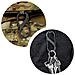 Set Di Moschettoni A Forma Di Otto Con Blocco Grande - Acciaio Inossidabile, Opzioni Multicolore Black - Foto miniatura 4