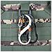 Set Di Moschettoni A Forma Di Otto Con Blocco Grande - Acciaio Inossidabile, Opzioni Multicolore Black - Foto miniatura 5