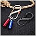 Set Di Moschettoni A Forma Di Otto Con Blocco Grande - Acciaio Inossidabile, Opzioni Multicolore Black - Foto miniatura 6