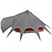 Tenda Teepee con tetto Grigio e arancione 600 x 600 x 347 cm - Foto miniatura 7