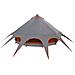 Tenda Teepee con tetto Grigio e arancione 600 x 600 x 347 cm - Foto miniatura 8