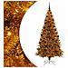 Albero di Natale con 300 LED con supporto Oro 210 cm PET - Foto miniatura 1
