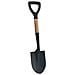 Pala Nero 68,5 cm Acciaio Rivestito e Legno Massiccio - Foto miniatura 1