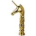 Rubinetto per lavabo da bagno, Blackswan, tipo M277 Unicorn, modello alto oro, misura 34,4 cm - Foto miniatura 1
