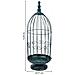 Gabbia Decorativa In Metallo 24,77x24,77x72,39h Cm - Foto miniatura 3