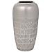 Vaso In Ceramica Argento 15x15x29,5h - Foto miniatura 1
