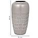 Vaso In Ceramica Argento 15x15x29,5h - Foto miniatura 4