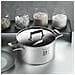 Coperchio in acciaio 24 cm - Cucina professionale anche a casa - Made in Italy - Foto miniatura 2