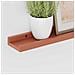 Scaffale da parete 2 pcs Rosso 40 x 9 x 3 cm Legno multistrato - Foto miniatura 5