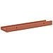 Scaffale da parete 2 pcs Rosso 40 x 9 x 3 cm Legno multistrato - Foto miniatura 9