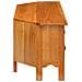 Mobile TV Naturale 100 x 40,5 x 46 cm Legno di Mogano Massello - Foto miniatura 6