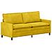 Divano Giallo 196 x 81 x 87,5 cm Velluto - Foto miniatura 1