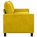 Divano Giallo 196 x 81 x 87,5 cm Velluto - Foto miniatura 4