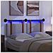 Testiera sospesa Con luce LED Bianco PU Antico - Foto miniatura 5