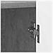 Armadio da Notte 2 pcs Grigio Cemento 43 x 34,5 x 52 cm - Foto miniatura 9