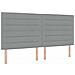 Letto con Contenitore Grigio Chiaro 200 x 200 cm Tessuto - Foto miniatura 4