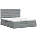 Letto con Contenitore Grigio Chiaro 200 x 200 cm Tessuto - Foto miniatura 8