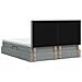 Letto con Contenitore Grigio Chiaro 200 x 200 cm Tessuto - Foto miniatura 9