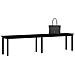 panchina Rovere Nero 200 x 35 x 45 cm Legno ingegnerizzato - Foto miniatura 3
