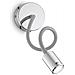 Lampada Da Parete Focus Ap1 Cromo Max 1 X 3w Led - 240v - Foto miniatura 6