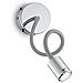 Lampada Da Parete Focus Ap1 Cromo Max 1 X 3w Led - 240v - Foto miniatura 4