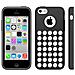 Custodia Gel Tpu Silicone Con Fori Per Apple Iphone 5c Colore Nero - Foto miniatura 1