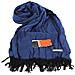 Sciarpa Uomo Pashmina Stropicciata Unita Jc3492 Navy - Foto miniatura 1