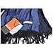 Sciarpa Uomo Pashmina Stropicciata Unita Jc3492 Navy - Foto miniatura 3